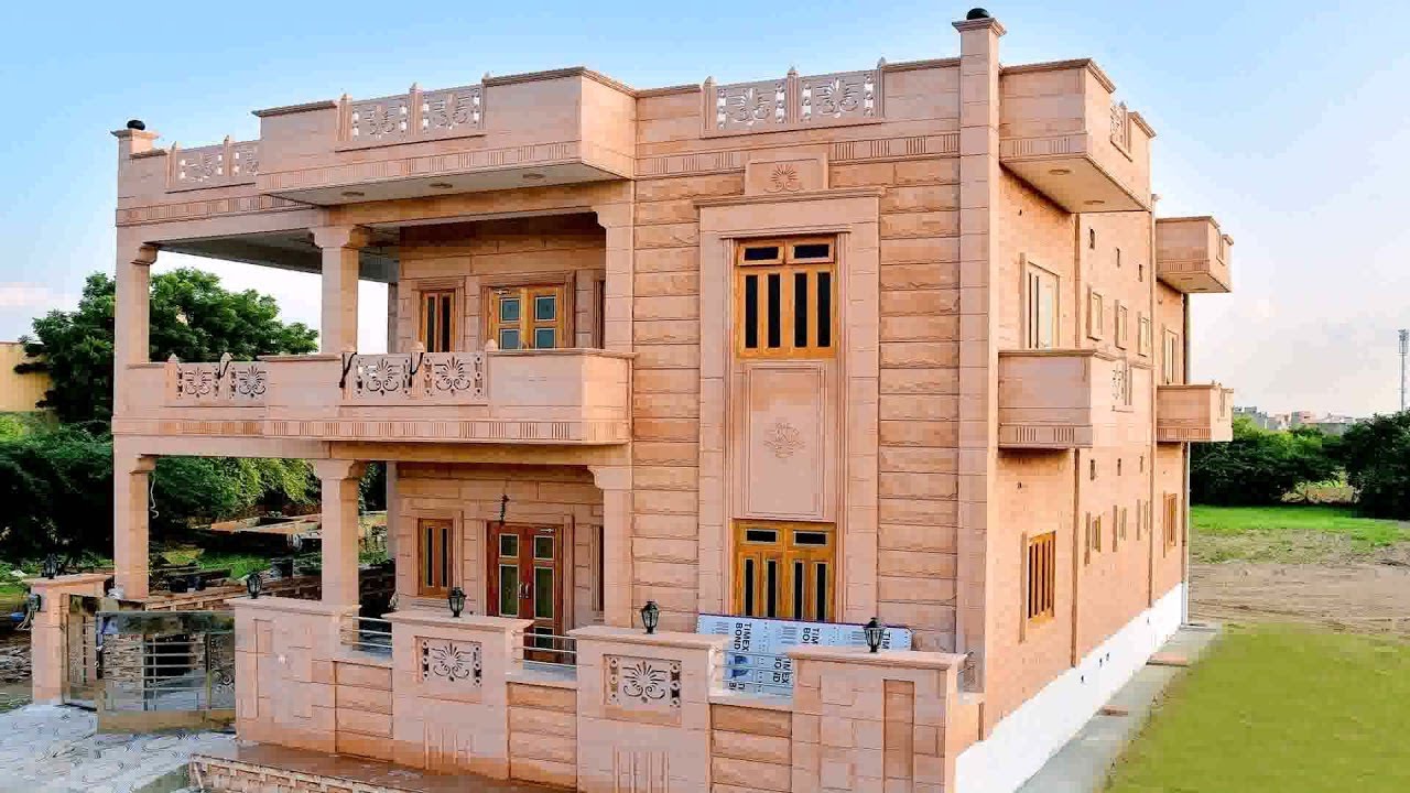 House in Jodhpuri Stone